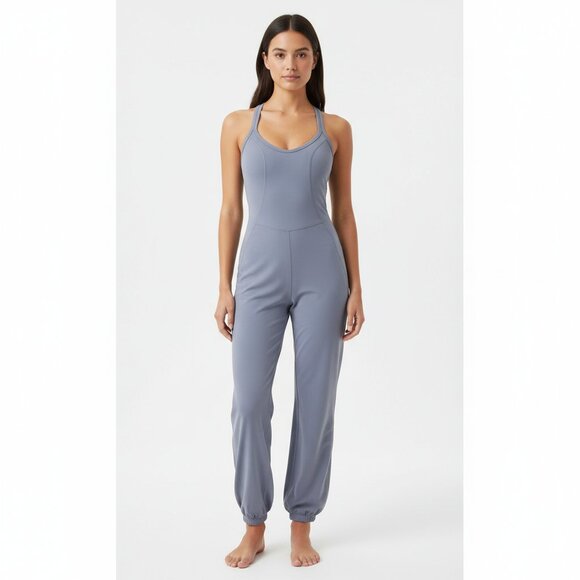 FP Movement by Free People Pants - NWT FP Movement Lotus One-Piece Jumpsuit in Dusted Cerulean – Women’s‎ XS